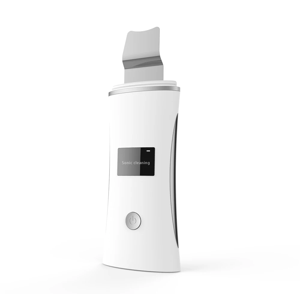New Version Upgraded Portable Professional Ion Spatula  Wireless Ultrasonic Face Massager Cleaner Skin Scrubber For Face