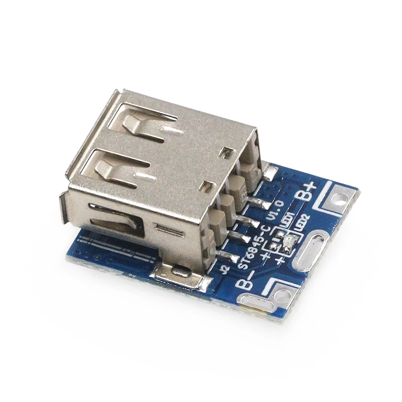 5V Boost Converter Step-Up Power Module Lithium Battery Charging Protection Board LED Display USB For DIY Charger 134N3P