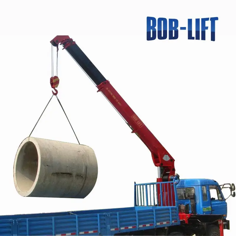 6.3 Ton/8 Ton/10 Ton Telescopic Boom Hydraulic Truck Mounted China Crane Manipulator