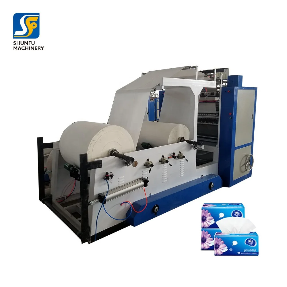 Facial Tissue Paper Towel Folding Machine Easy Operation Interfold Making Machine