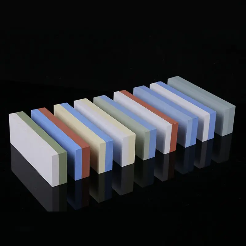 Whetstone Knife Sharpener Wet Stones for Kitchen Knives Wood Holder Knife Sharpening Stone For 2 Side Grit