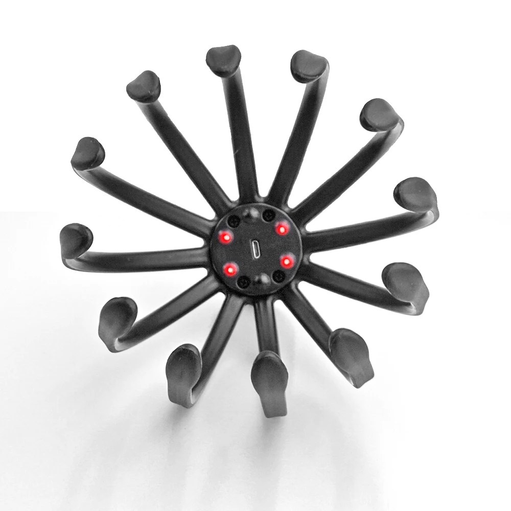 3 режима вибрации головы осьминога массажер