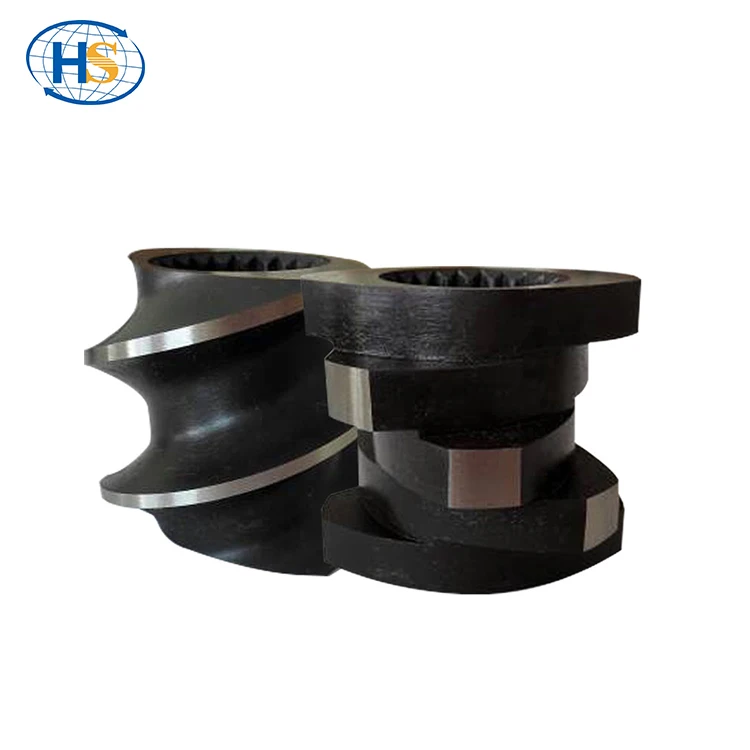 Plastic Conical Twin Screw Barrel Extruder Bimetallic Screw Barrel