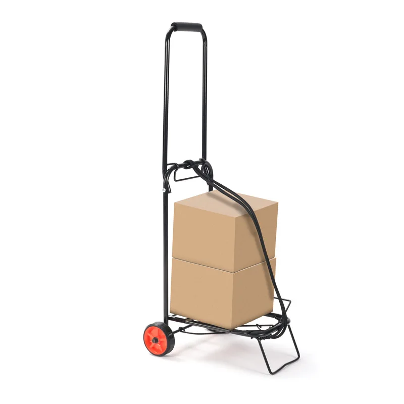 Heavy Duty Flatbed Trolley Large Capacity 2 Wheel Trolley Wholesale High Quality Folding Shopping Cart