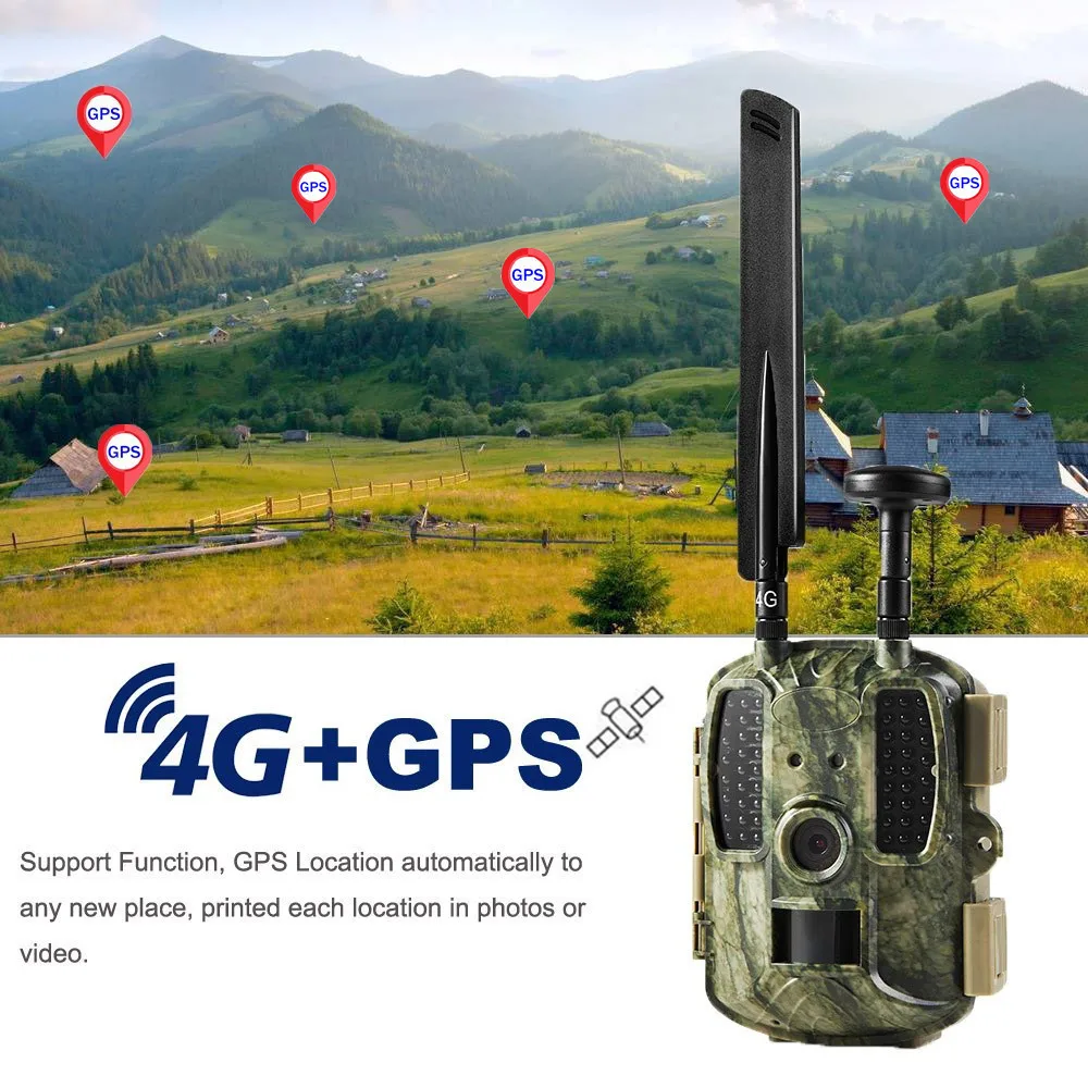  3G 4G дикая природа Китай 5 мегапикселей Цвет Cmos Spypoint ночное видение втулка Охота Bolyguard Trail камера с GPS