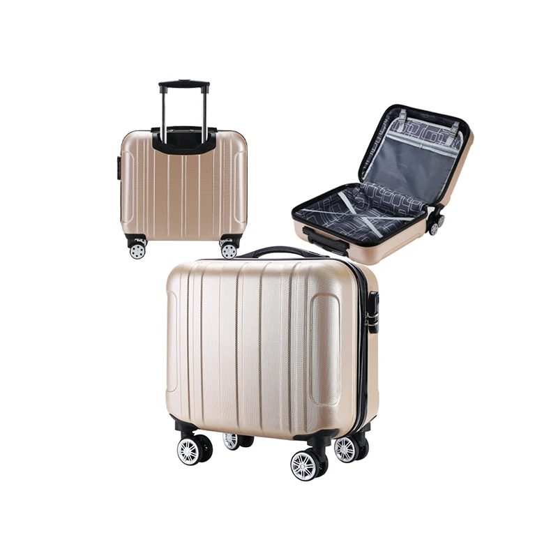 Wholesale classic style carry on durable luggage trolley for kids high quality abs pc zipper suit cases luggage 3 pieces set