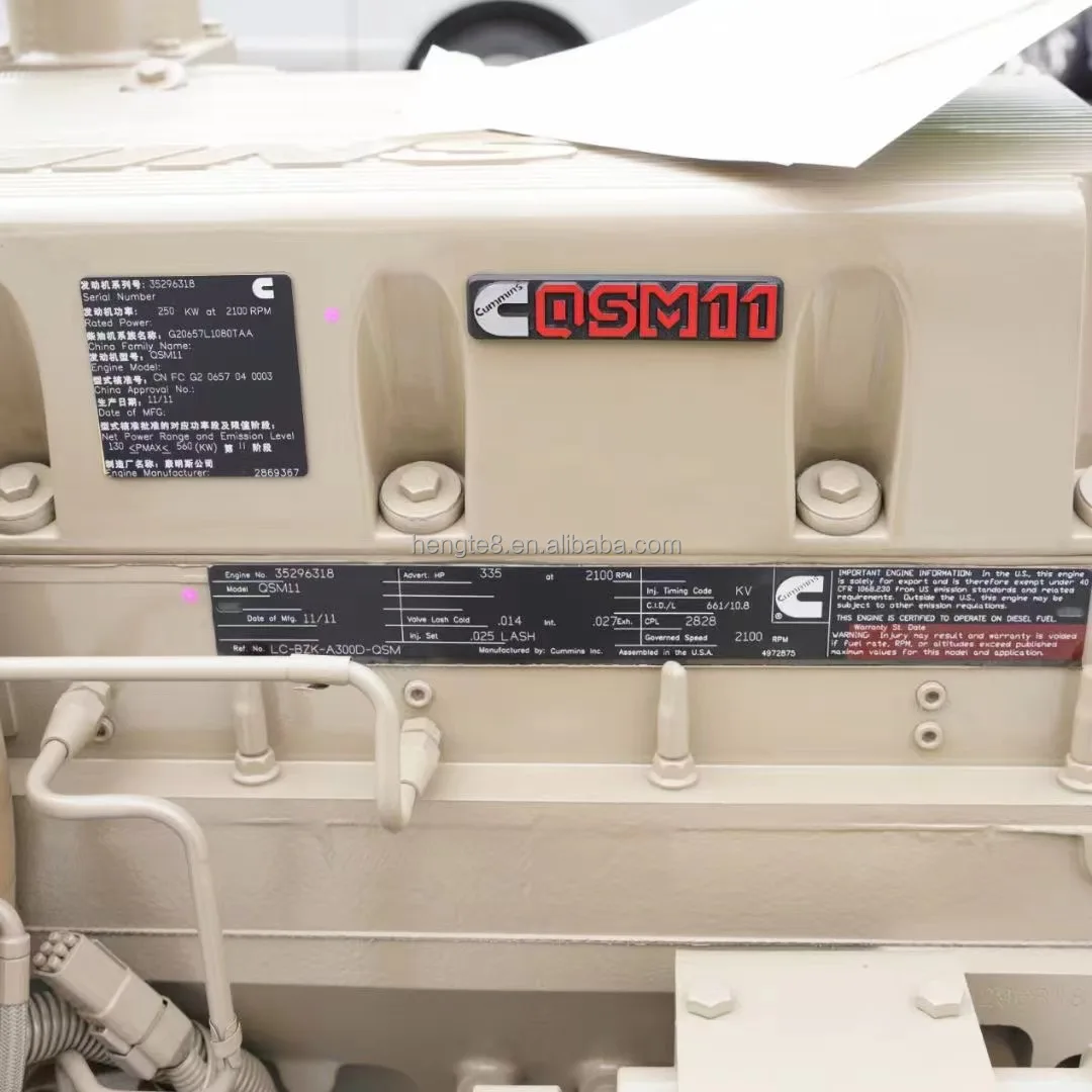 Spare Parts Cummins  Kta19 M3 QSB4.5 6ct 8.3 500 Kva Cummins Engine for Sale 4921475 Generator Oil Filter Used Cummins M11