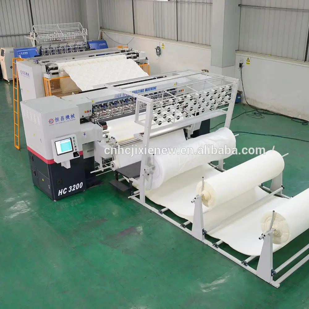 Hengchang shuttle-free stitched quilting machine is accurate, efficient and high quality quilting pad