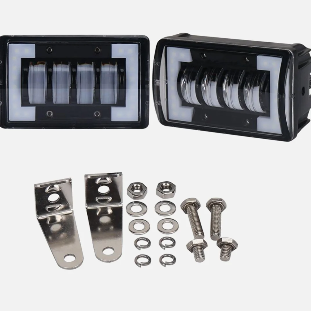 New Design 24w White DRL Led Work Light for Jeep Trucks Cars Led Auxiliary Driving Light