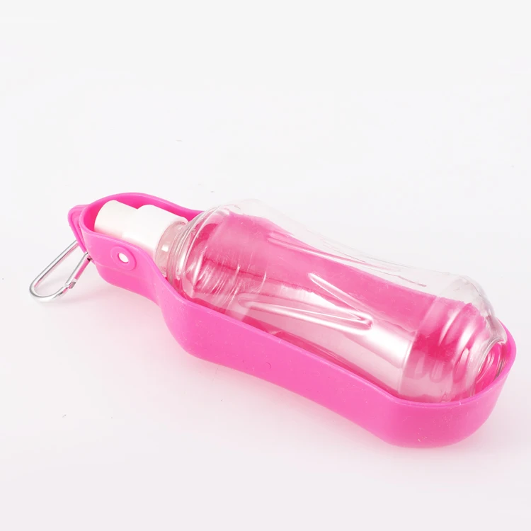 Factory Wholesale New Outdoor Portable Folding Dog Water Kettle 550ml Medium and Large Dog Drinking Bottle