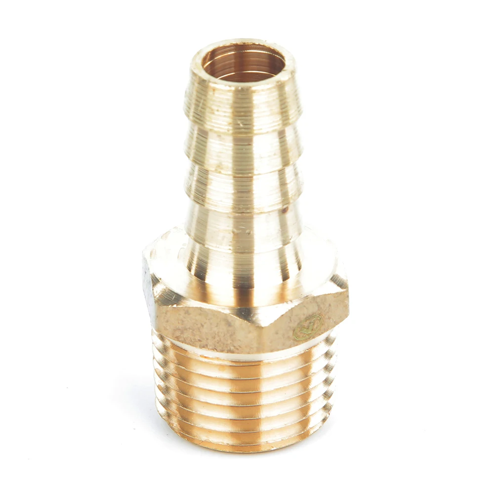 Lead Free Brass Reducing Straight Hose Barb 2 Way Male adapter Used for low temperature and low pressure, quick connect hose