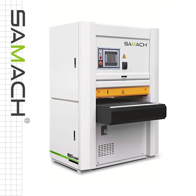 SAMACH Wide Belt Sanding Machine Single Head Wide Belt Sander Automatic Sander