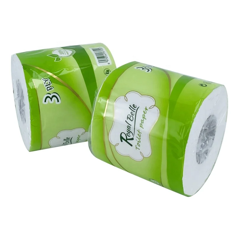 Wood Pulp Toilet Paper China Wholesale Cheap Water Absorbent Hotel Bathroom Toilet Tissue Roll