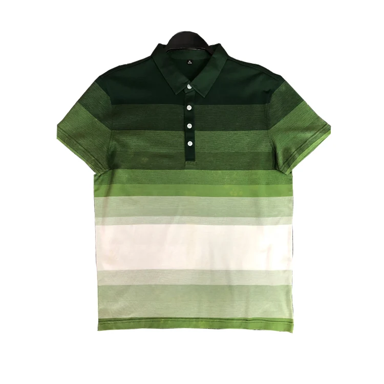 
2020 New development customised engineer stripe polo shirt 