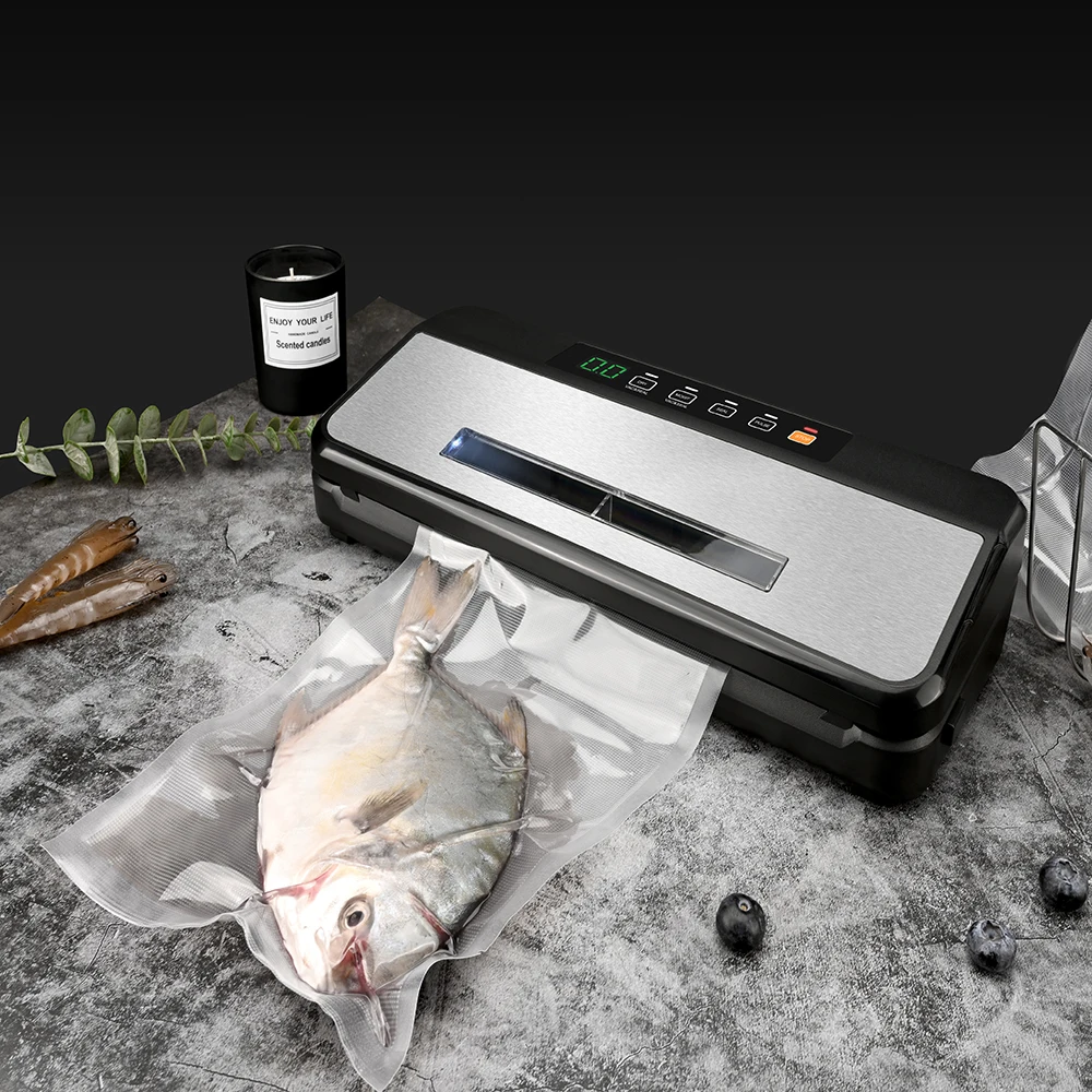 Safety NTC overheating protection vacuum sealer Automatic for kitchen food preservation Storage for Dry/Moist Product