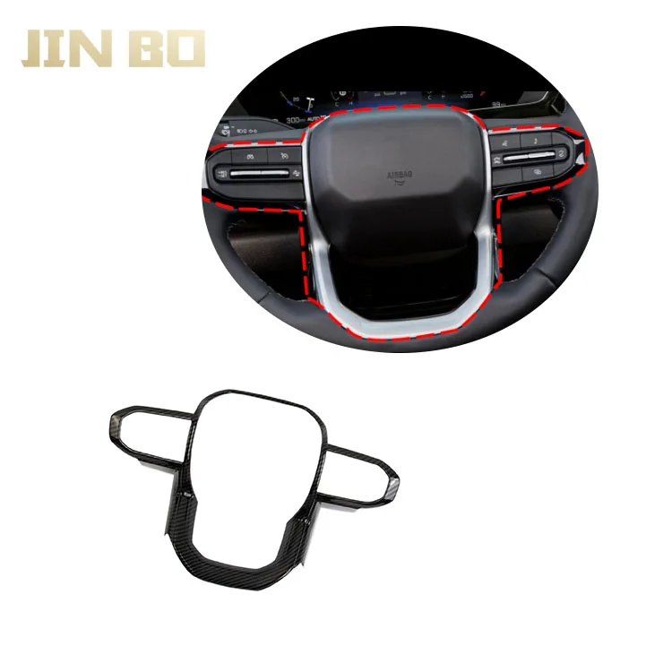 Углеродное волокно стиль интерьера центральное управление руль отделка Крышка для Chevrolet Colorado GMC Canyon 2023-2024 украшения