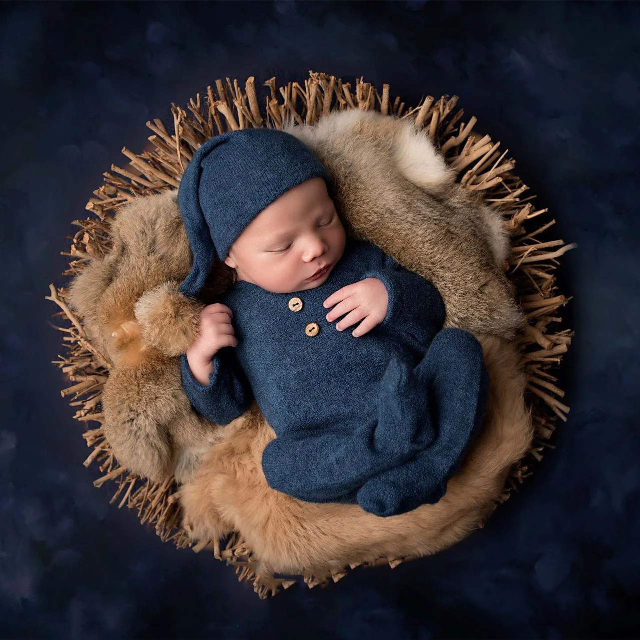 Soft Baby Knitted Long Tail Pom Hat Warm Winter Photography Props Beanie Hat Baby Shower Gifts