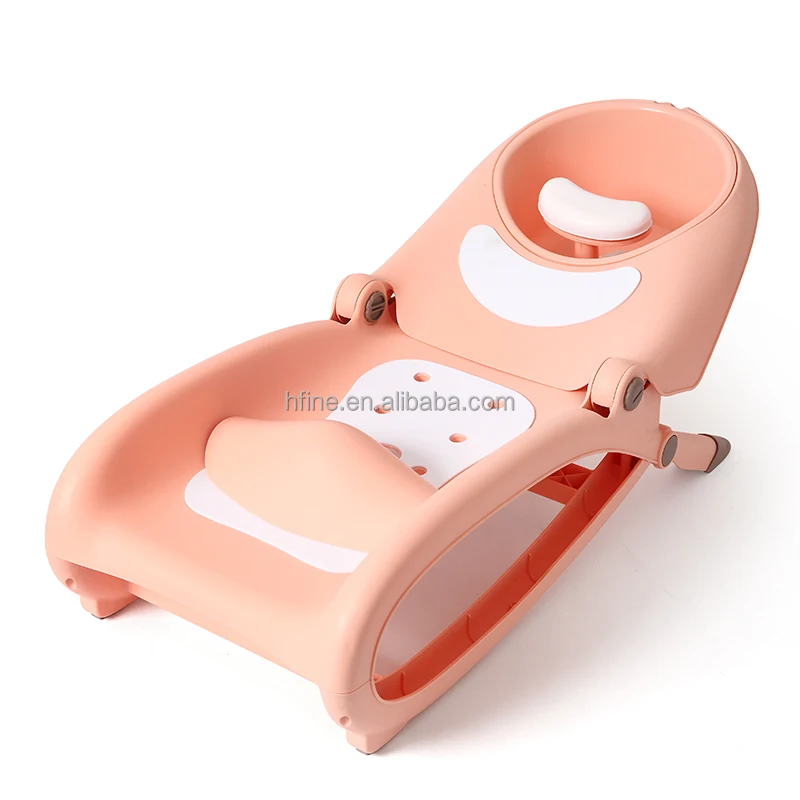 2021 new arrival folding baby shampoo chair, kids hair washing chair with angle adjustable backrest