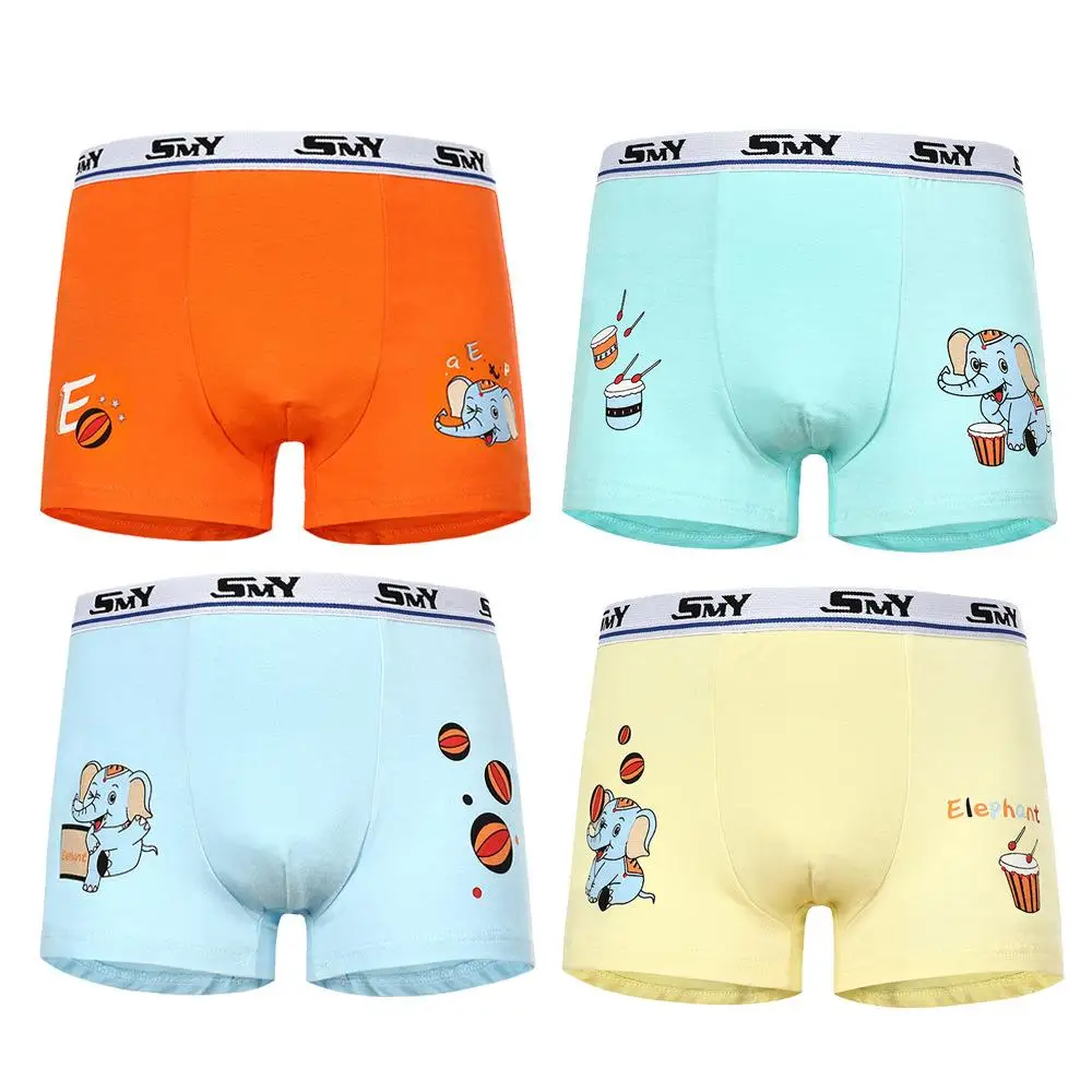 2024 Newest Factory Direct 2024 New Cute Cartoon Cotton Boys Boxer Briefs Children Underwear