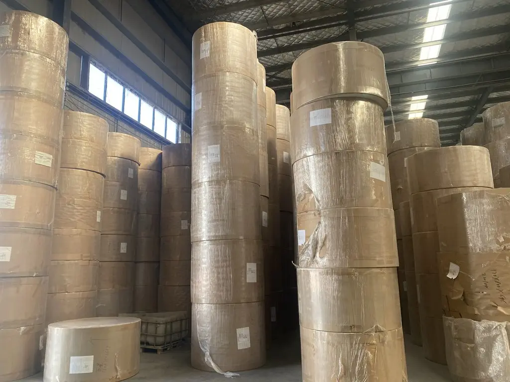 Оптовая продажа, одноразовые рулоны бумаги с полиэтиленовым покрытием для бумажных стаканчиков, пищевой завод-поставщик