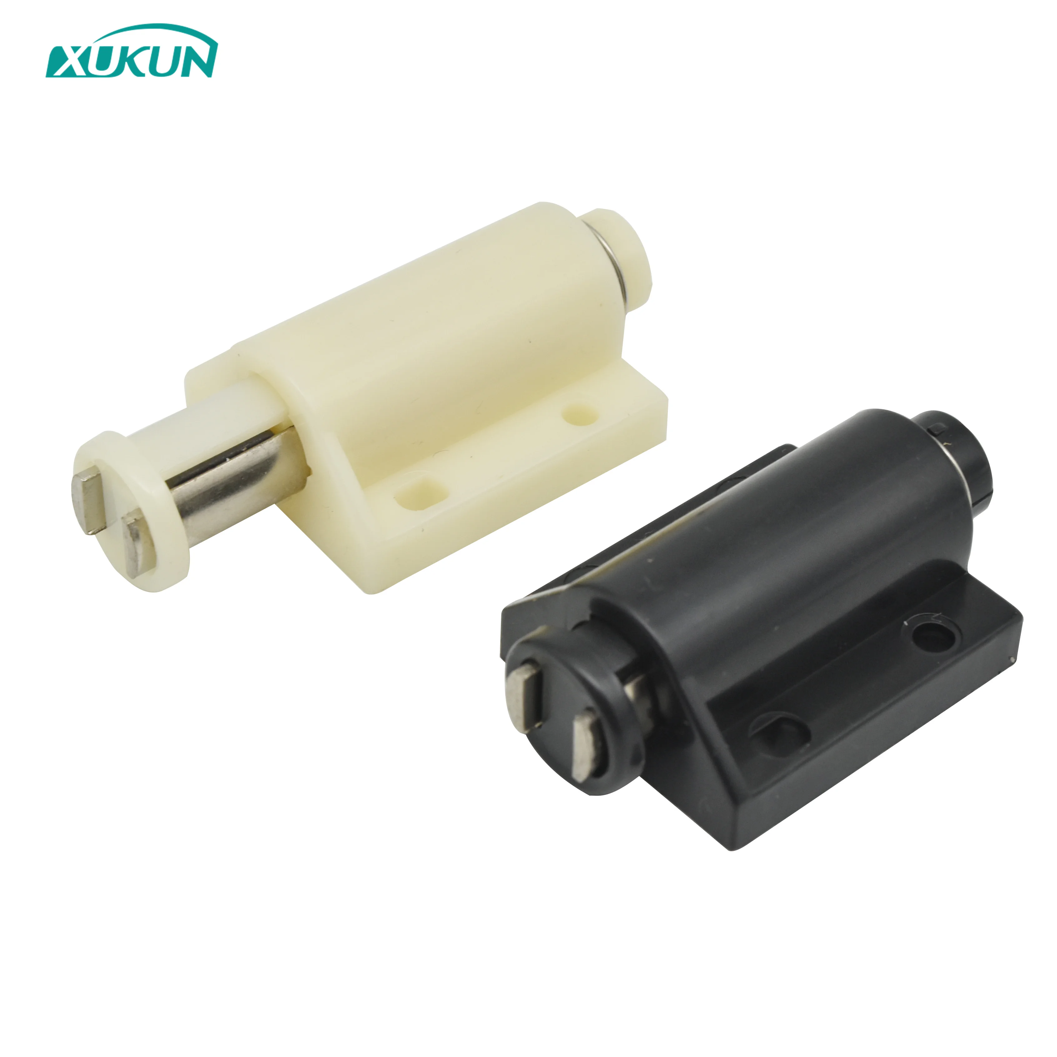 XK814-2 Plastic black door catch rebound magnetic red door catch magnet catcher