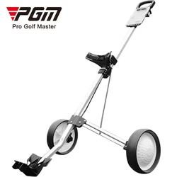 PGM QC002-1 golf buggy push outdoor caddy golf push trolley 2 wheel foldable golf trolley
