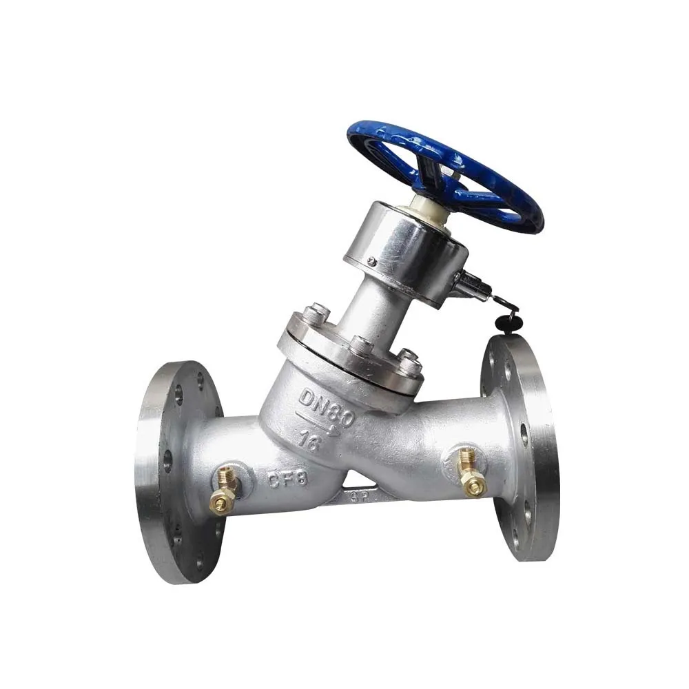 hot sale stainless steel thread end static balancing valve
