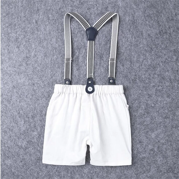 ZHG10 Summer Toddler Boy Clothes Set Casual  Print Shirt Tops+Shorts Fashion Clothing Set