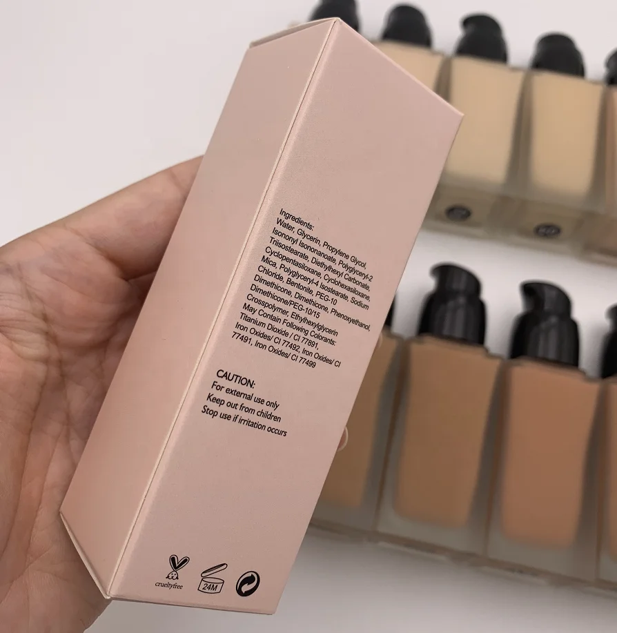 
Factory price cheap with low MOQ waterproof OEM 9 color private label foundation 