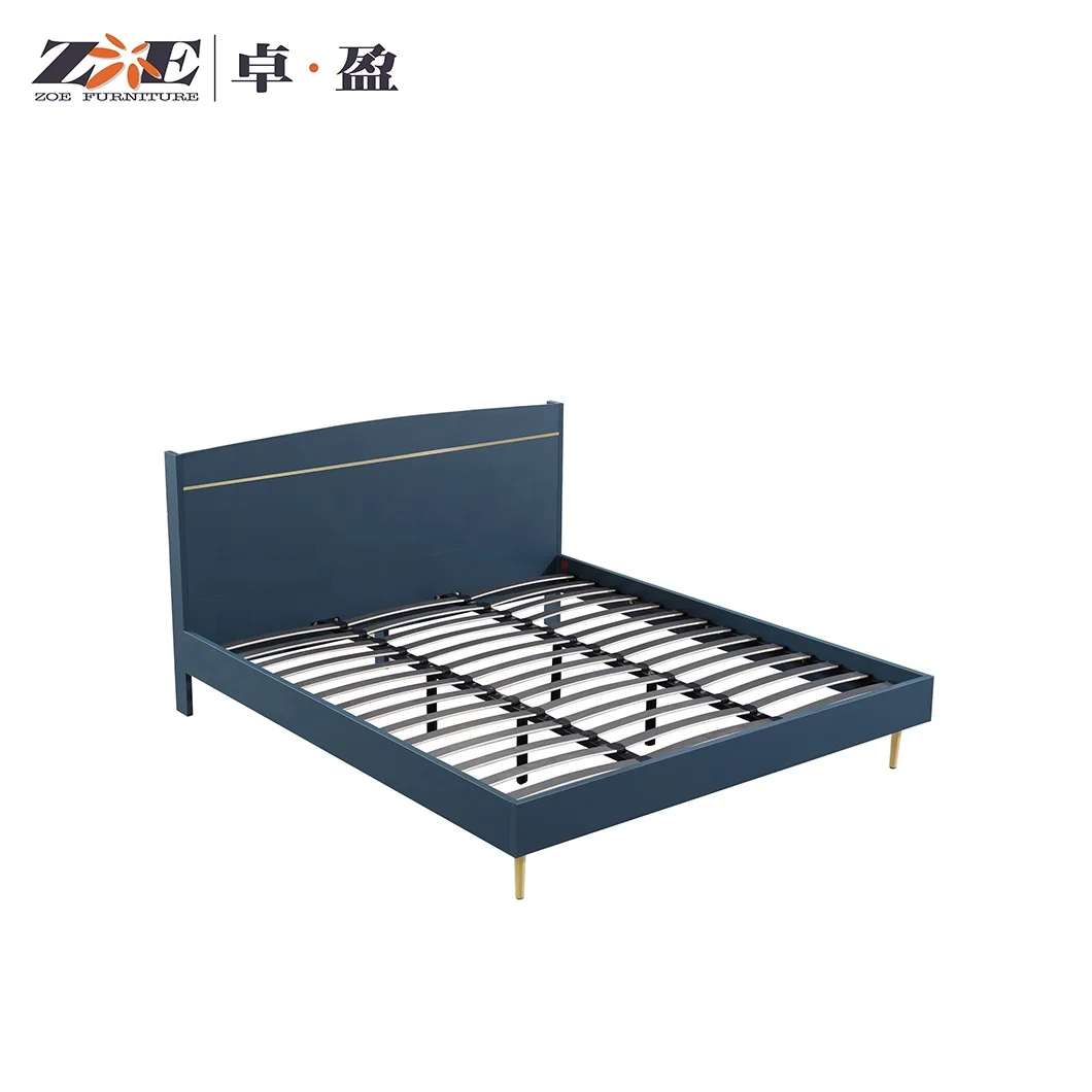 New Design Home Furniture China Hot Sale Sets Furniture Wooden King Size Bedroom Beds