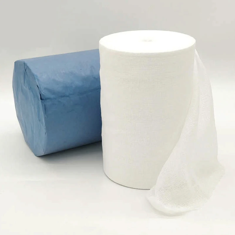 Low Price Medical supplies Surgical Absorbent 100% Cotton Roller Gauze Bandage Roll Size 100 Meters 800g 1.5kg 1000m