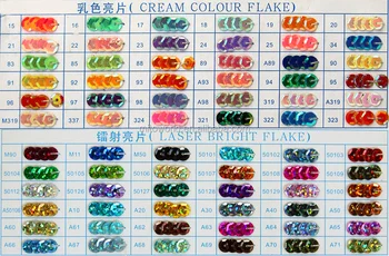 Arts and craft eco-friendly decorative flower sequin