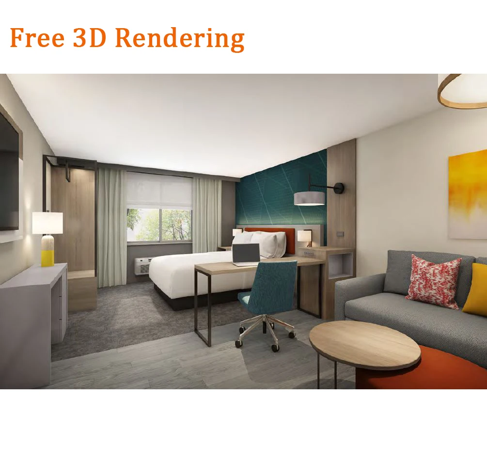 GRT6292 Hotel Furniture 5 Star Modern Luxury Comfort Suites Rise & Shine Bedroom Sets Hotel Furniture