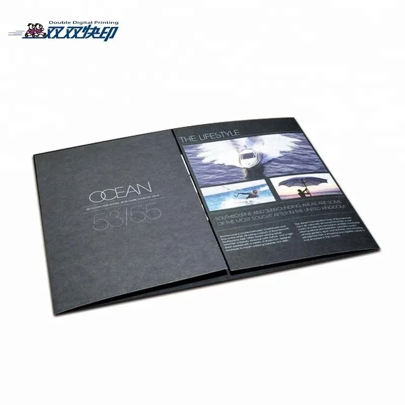 Instruction Manual Printed Promotional Folded Flyer Leaflet Brochure Pamphlet With Custom Printing