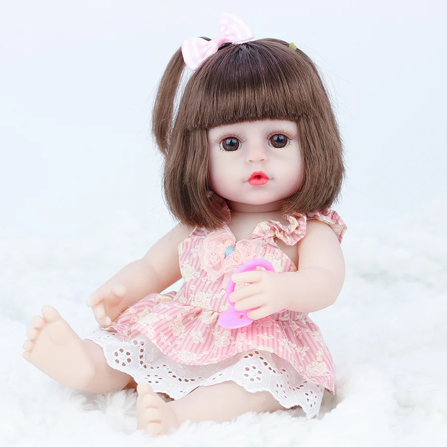 China Factory Wholesale Lovely Reborn Doll 38cm Vinyl LIfelike Education Other Toy Kids