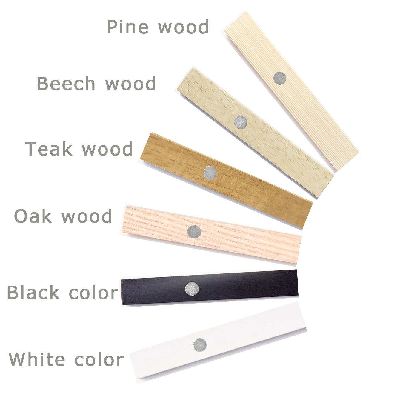 DIY assemble timber solid wood magnetic poster frame hanger for photo picture wall decoration