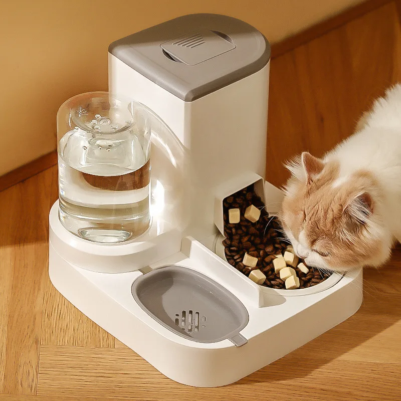 Factory Wholesale  2 in 1 Automatic Pet Food Feeders Water Dispenser Dog Cat Bowls Drinking Fountain Pet Supplies