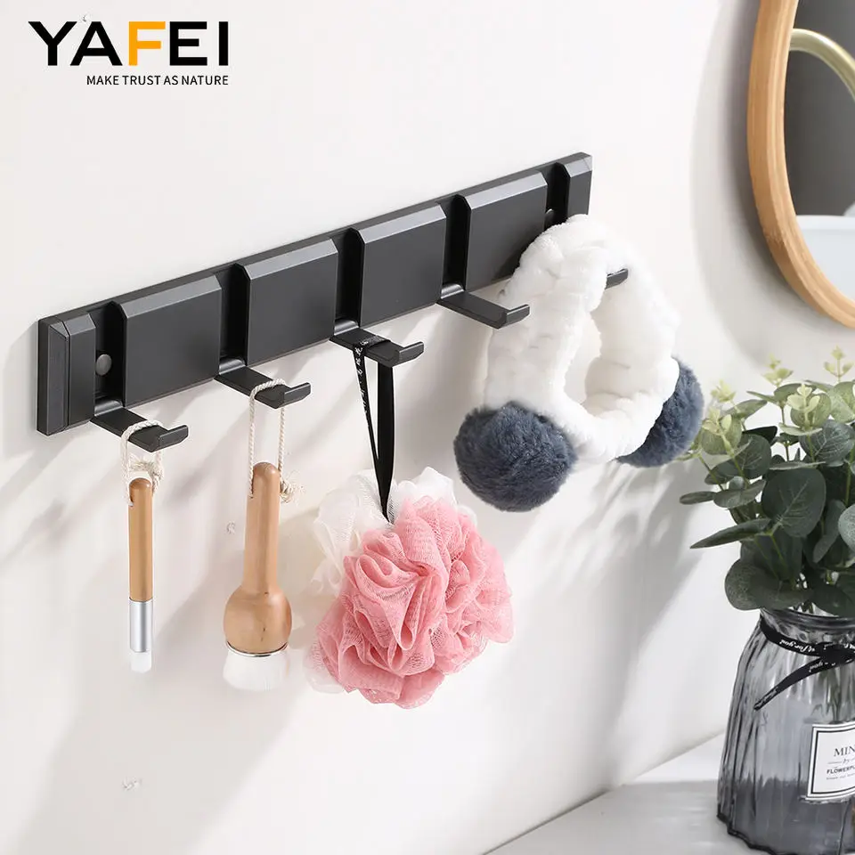 bathroom clothes hooks adhesive wall hook & wall organisation hook for wall mount rack metal no punching