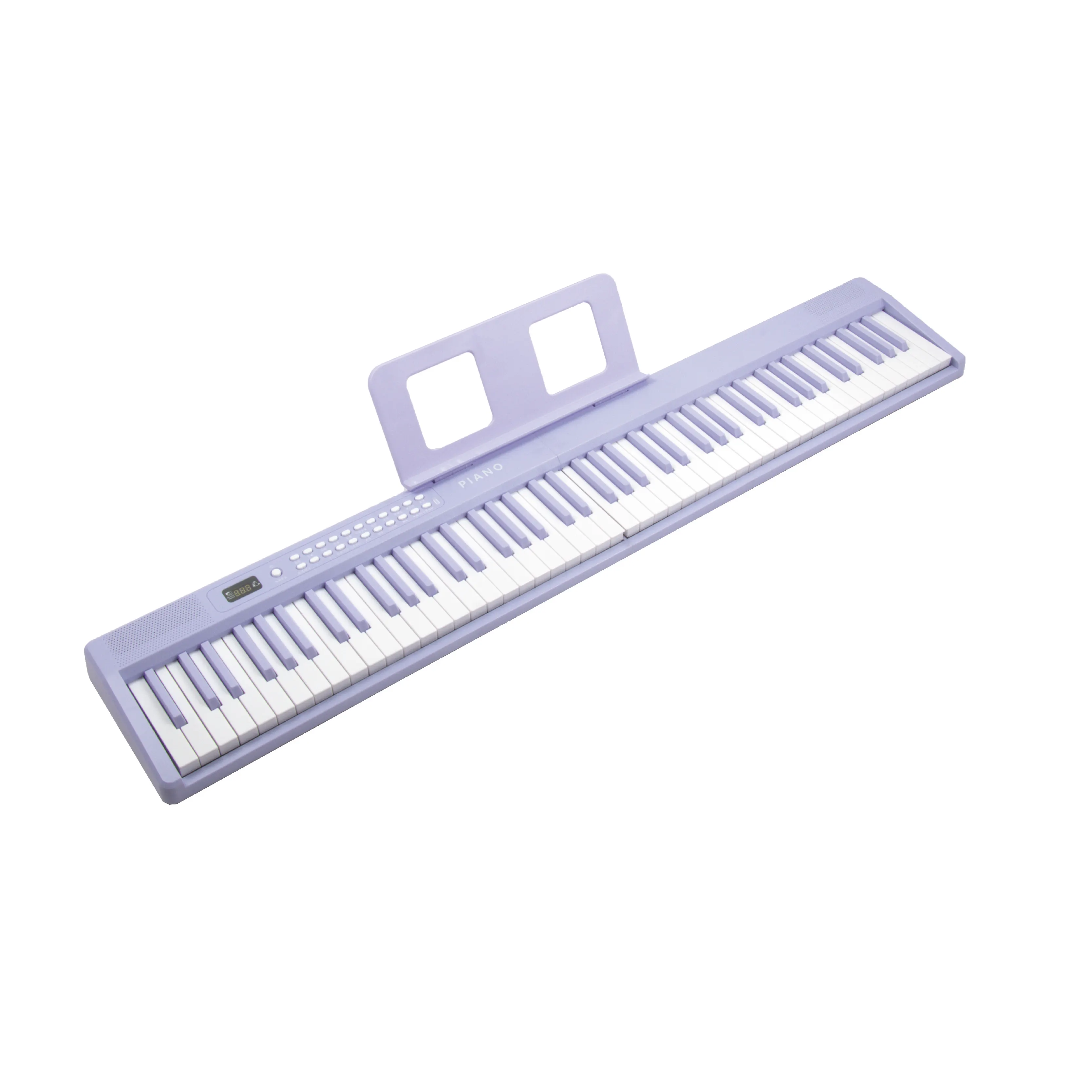 BADU Music MIDI Keyboard Electronic Organ Popular Folding Piano Music Keyboard Portable Foldable Piano 88 Keys for Adults