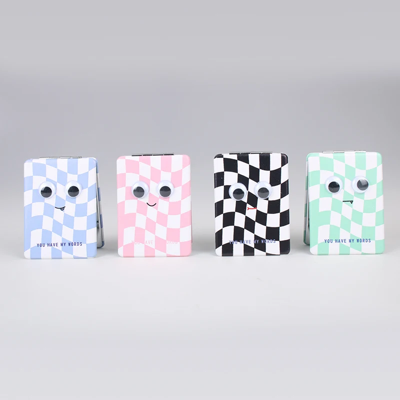 Personalized Portable Folding Mini Pocket Makeup Mirror Compact Mirror Sublimation Pocket Mirror