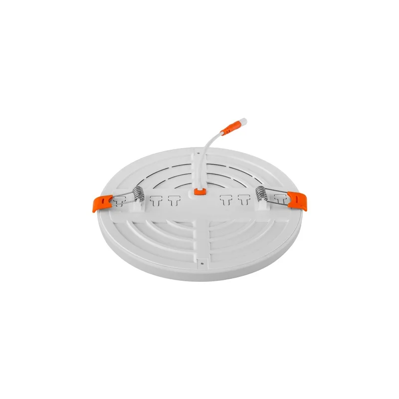 High quality frameless 2 in 1 18w round ultra super slim led panel light