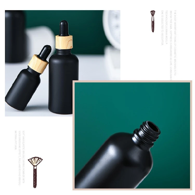 competitive price 10ml 30ml 50 ml 60 ml 100ml glass serum hair oil bottle with dropper pipette