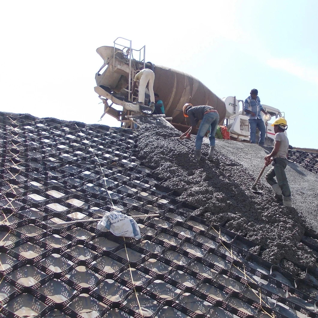 Plastic driveway gravel grid geo grid for reinforce honeycomb soil stabilizer