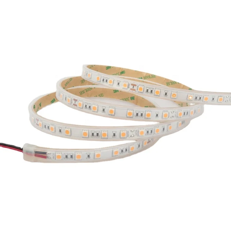 
IP65 high lumen white rgb color dimmable flexible rope tape ribbon light flex smd 5050 led strip 