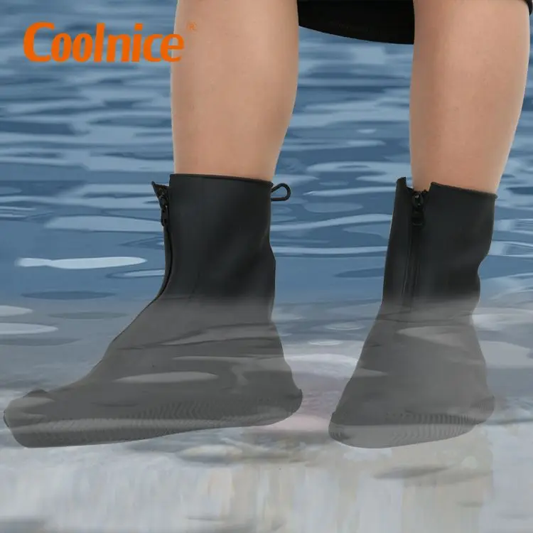 2022 COOLNICE Custom Shoe Cover Water Proof Boots Men Women Children Shoe Rain Cover Silicon Water Proof Shoe Cover