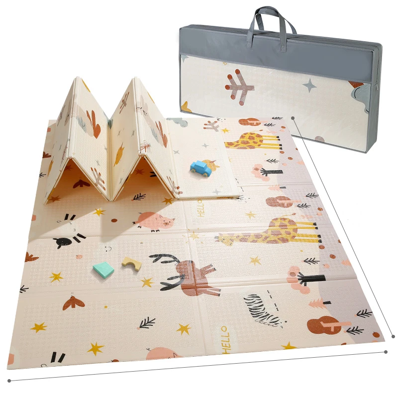 
Factory Wholesale Toys Double Side Floor Rug Professional Nontoxic Baby Play Mat Xpe 