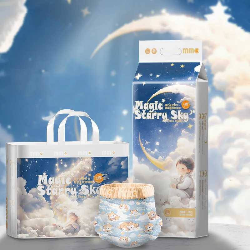 China Factory Wholesale Good Quality Newborn Seamless Diapers Soft Skin Friendly Sweet Diapers Ultra Thin Night Use Diapers