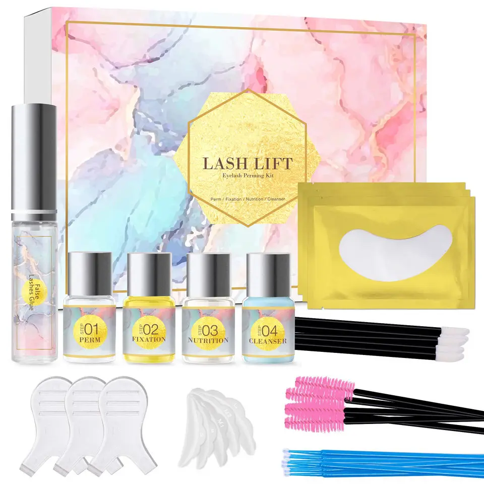 ZM Private Label lash lift kits laminator lash lift shields brush separating tool eyelash perm kit lash lift and tint kit