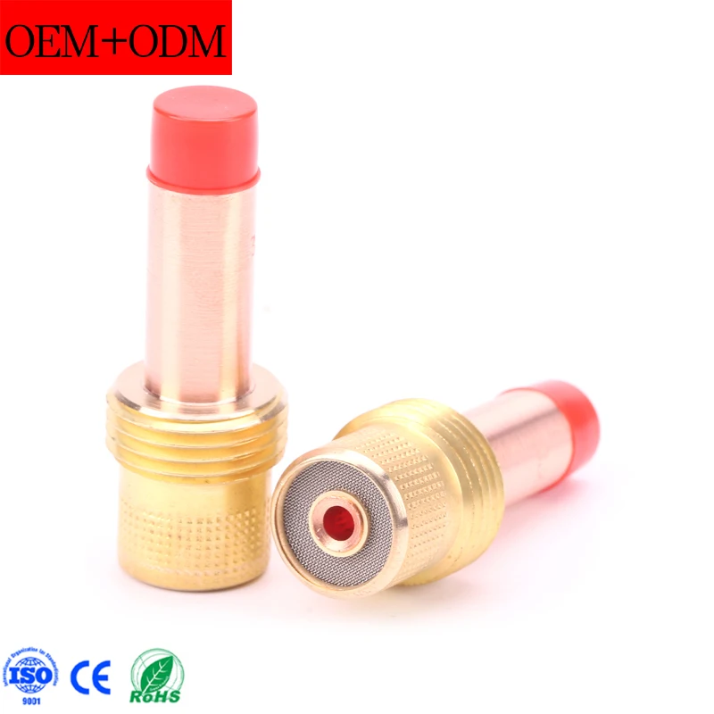 Medium Gas Lens 45V25 45V26 45V27 45V28 1.6mm  Assorted Size Fit WP17/18/26 TIG Welding Torch