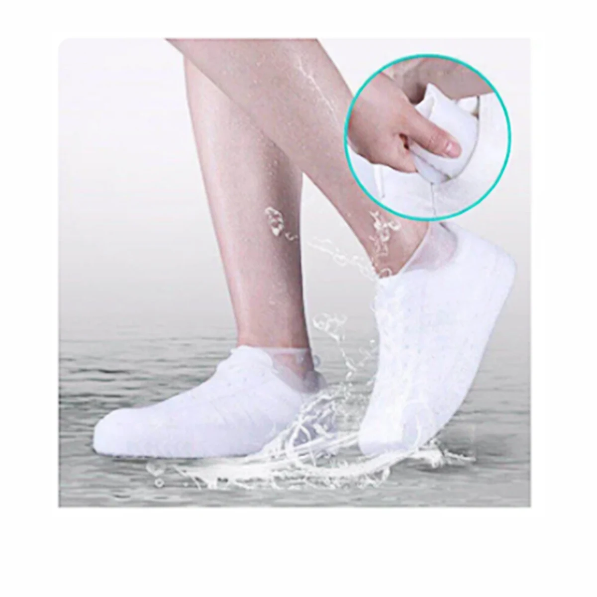 Wholesale Rain Boots Foldable and Wearable Reusable Anti-slip Waterproof Silicone Shoes Cover